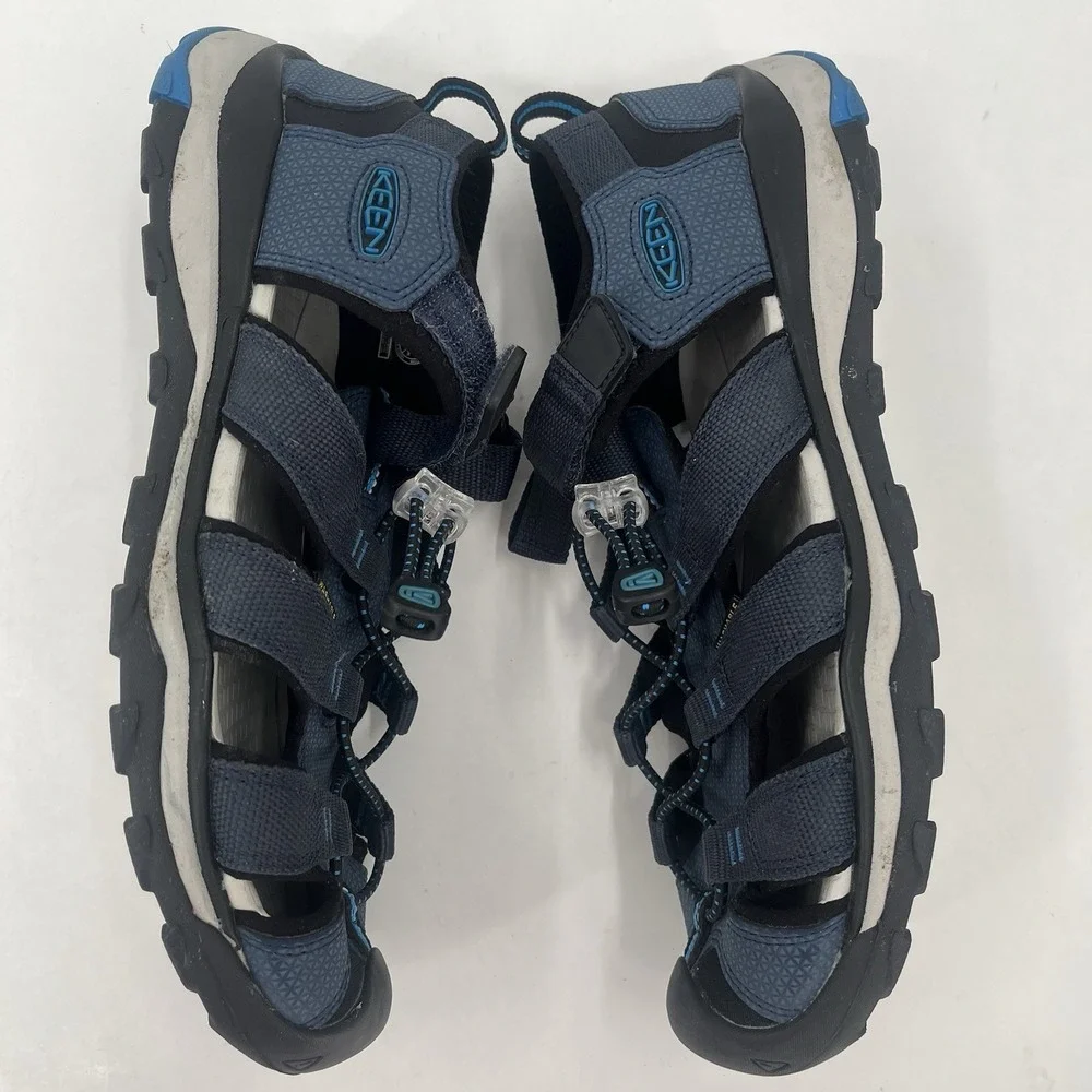 Keen Mens Newport H2 Closed Toe Water Sandals Navy Blue‎ 7 Slip On